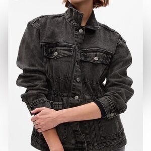 Gap Cinched-Waist Denim Jacket